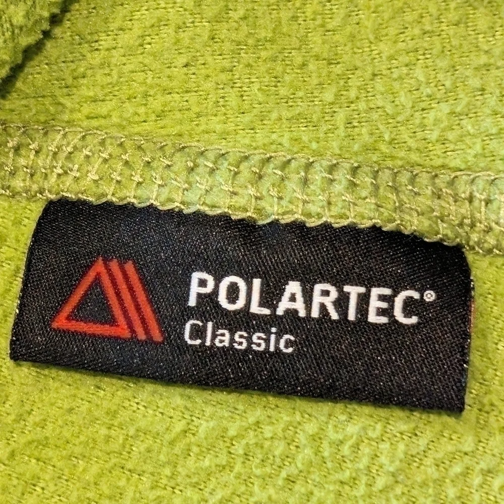 The North Face Women's Polartec 1/4 Zip Fleece Pullover Size Medium Green - Picture 5 of 11